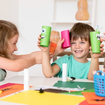 front-view-kids-with-halloween-conceptt front-view-kids-with-halloween-conceptt